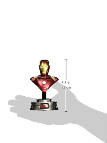 Marvel Los Vengadores 2 Iron Man luz Up Pisapapeles Busto Figura de acción