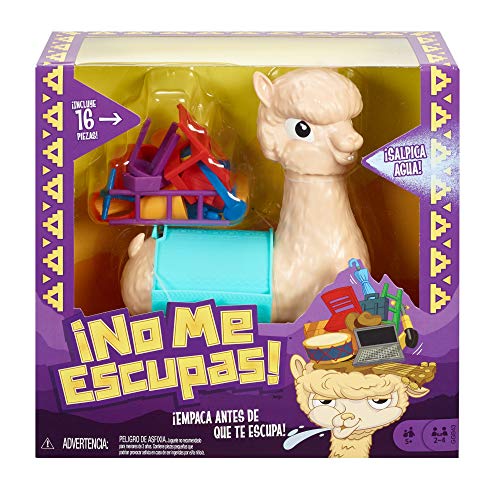 Mattel Games - Lupe la llama que escupe Juego de mesa para niños +5 años (GGB43)