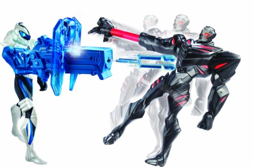 Max Steel - Pack de Figuras de acción, Turboluchadores, Claw Dredd vs. Blaste (Mattel Y1407)