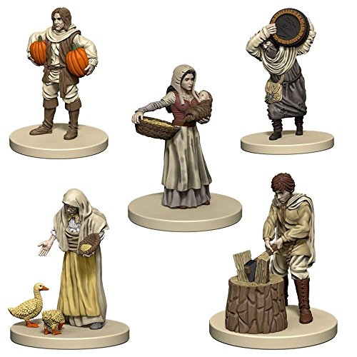 Mayfair Games Europe mfg72868 Agricola Game Expansion: White (5 Figures), Multicolor