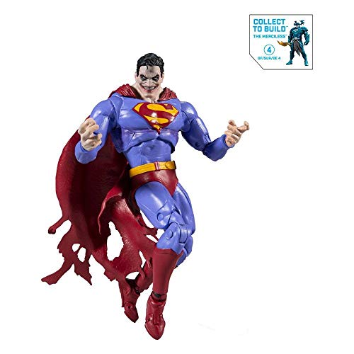 McFarlane Toys DC Multiverse Superman (The Infected) Action Figure with Build-A Parts for 'The Merciless' Figure