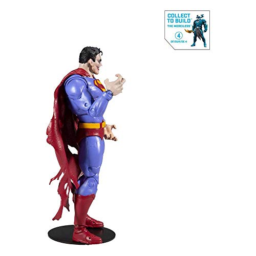 McFarlane Toys DC Multiverse Superman (The Infected) Action Figure with Build-A Parts for 'The Merciless' Figure