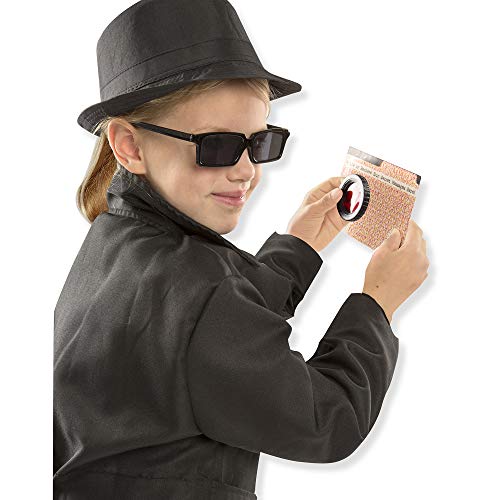 Melissa & Doug- Disfraz Spy Costume, Multicolor, One Size Fits All (18518)