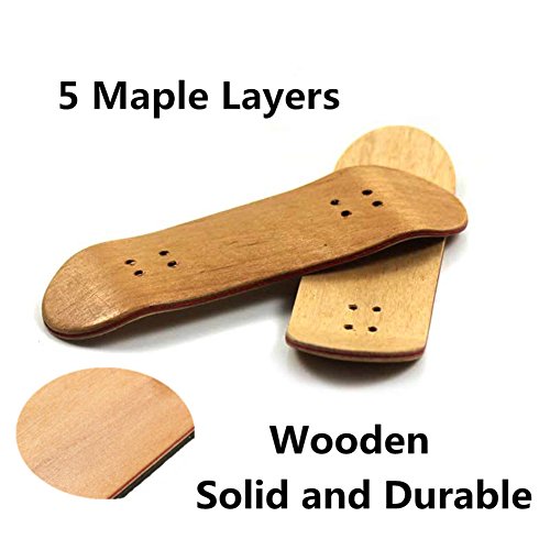 Mini Diapasón, Patineta de Dedos Profesional Maple Wood DIY Assembly Skate Boarding Toy Juegos de Deportes Regalo de Navidad Para Niños (Rojo)