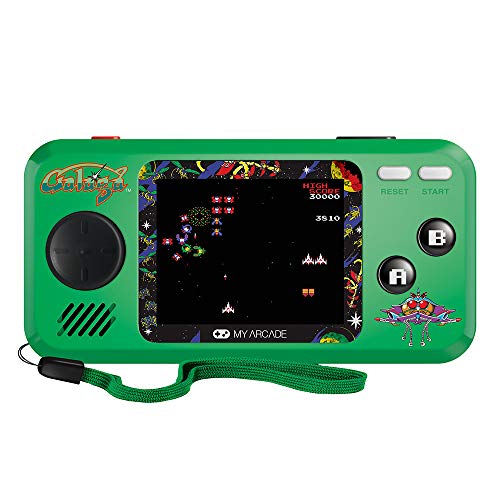 MY ARCADE-3244 Galaga Pocket Player, Color Verde (3244)