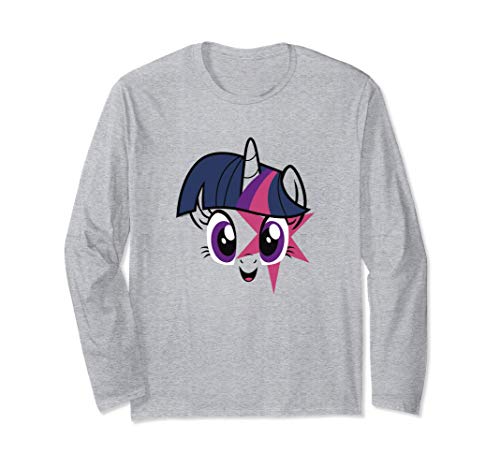 My Little Pony Twilight Sparkle Smiling Face Manga Larga