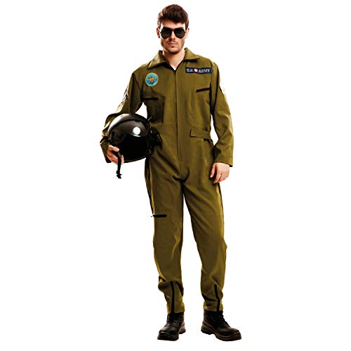 My Other Me Me-202627 Piloto Disfraz Top Gun para hombre, S (Viving Costumes 202627)