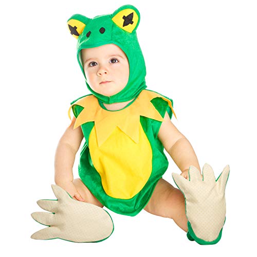 My Other Me Me-203942 Disfraz de ranita unisex, 7-12 meses (Viving Costumes 203942)