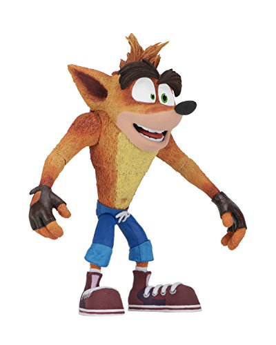 NECA 41050 Crash Bandicoot Figura de acción, Multicolor