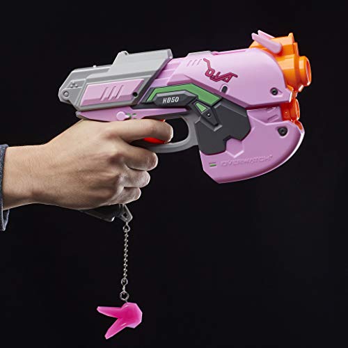 Nerf- Rival Overwatch D.Va y 3 recargas (Versión Española), Multicolor (Hasbro E3122190)