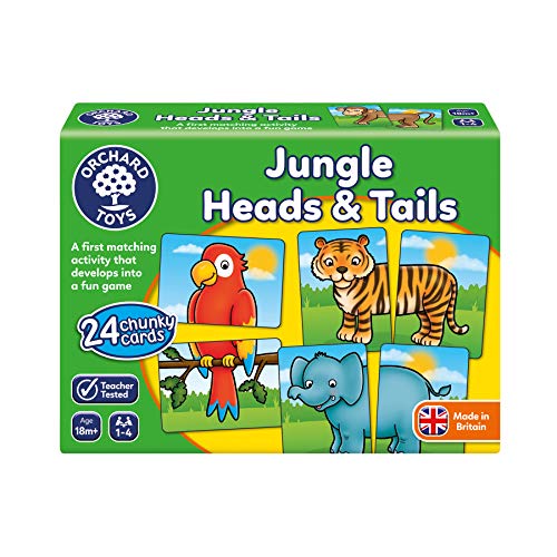 Orchard Toys Juego de Cabezas y Colas de la Selva