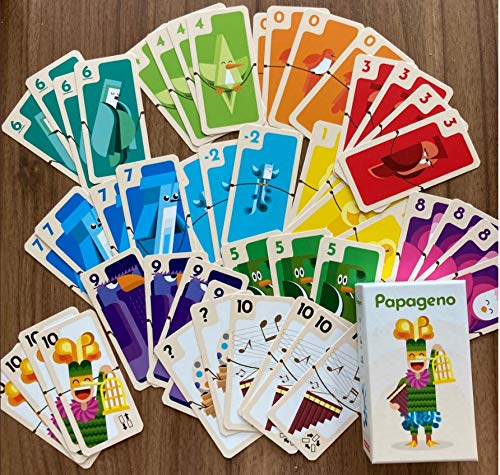 Papageno – Lúdilo 53228, Juego de Mesa Educativo para niños, Juegos de Cartas para Llevar de Viaje, Jugar en Familia, Games to go