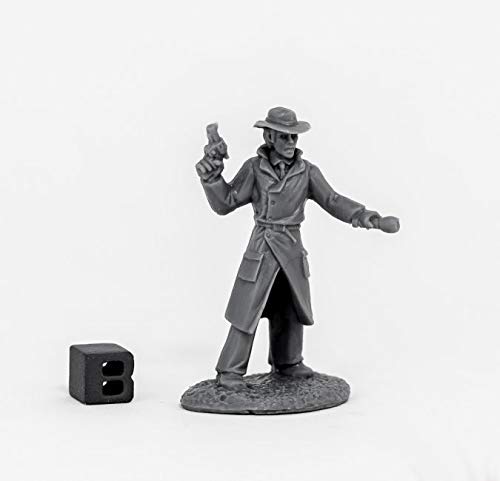 Pechetruite 1 x MAX Graves Pulp ERA Investigator - Reaper Bones Miniatura para Juego de rol Guerra - 80067