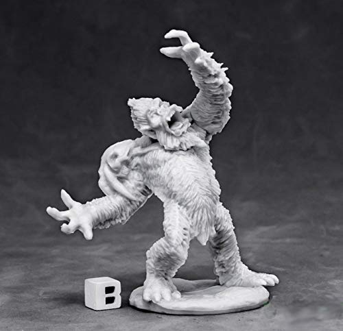 Pechetruite 1 x Yeti Chieftain - Reaper Bones Miniatura para Juego de rol Guerra - 77434