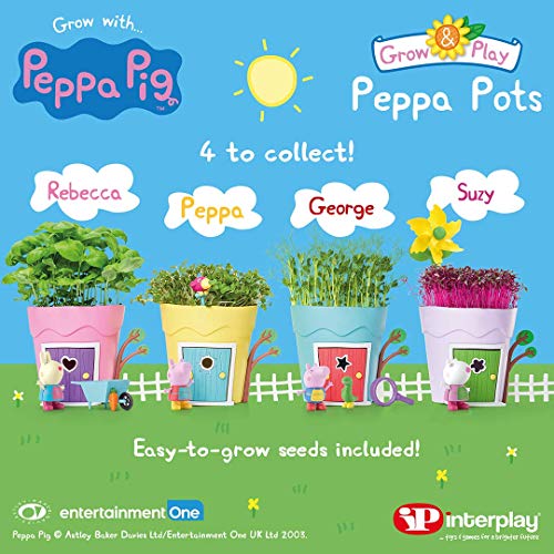 Peppa Pig PP102 Grow & Play Peppa Pots George Kids Animal & Insectos Hábitat Kits, Multi