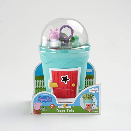 Peppa Pig PP102 Grow & Play Peppa Pots George Kids Animal & Insectos Hábitat Kits, Multi