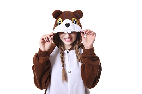 Pijamas Cosplay Pijamas De Una Pieza Ropa De Dormir Carnaval Camisones Disfraz De Personaje Halloween Ropa De Una Pieza Navidad Ropa De Casa Niña Ardilla