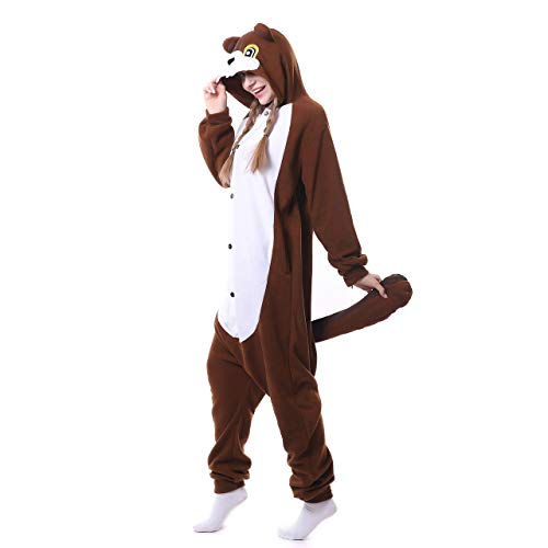 Pijamas Cosplay Pijamas De Una Pieza Ropa De Dormir Carnaval Camisones Disfraz De Personaje Halloween Ropa De Una Pieza Navidad Ropa De Casa Niña Ardilla