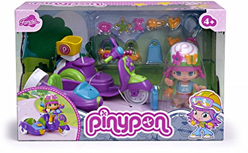 Pinypon Figura con Moto con Sidecar (Famosa 700010682)