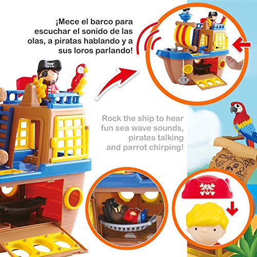 PlayGo - Barco pirata de juguete con luz y sonido (46397)