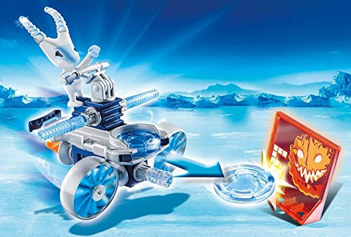 Playmobil Fire & Action Frosty de Hielo con Nave Lanzadera Muñecos y figuras, multicolor (6832)