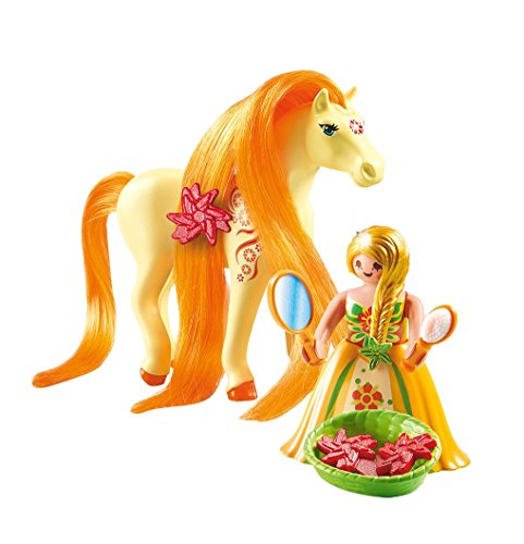 PLAYMOBIL - Princesa Sol con Caballo Playsets de Figuras de jugete (6168)