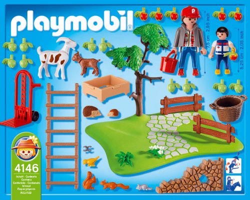 PLAYMOBIL - Set recolecta en la Granja, Figuras Incluidas (4146)