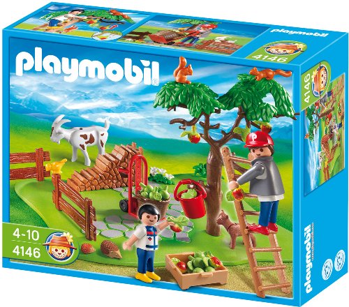 PLAYMOBIL - Set recolecta en la Granja, Figuras Incluidas (4146)