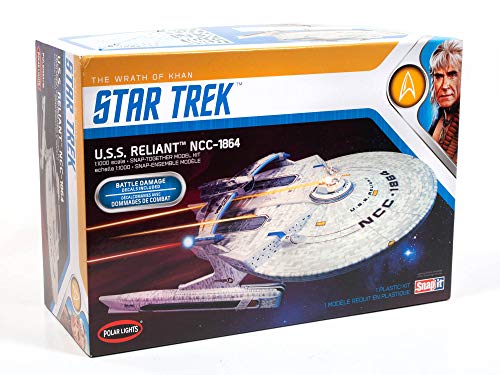 Polar Lights Star Trek U.S.S. Enterprise Reliant Wrath of Khan Edition 1:000 - Juego de réplica de modelo