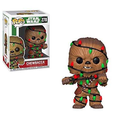 Pop! Star Wars Holiday - Figura de Vinilo Chewbacca with Lights