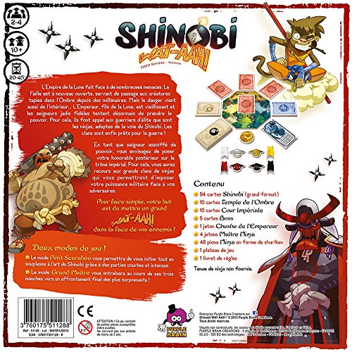 Purple Brain Iello – 331594 – Juego de Tarjetas – Shinobi Wat-aah.