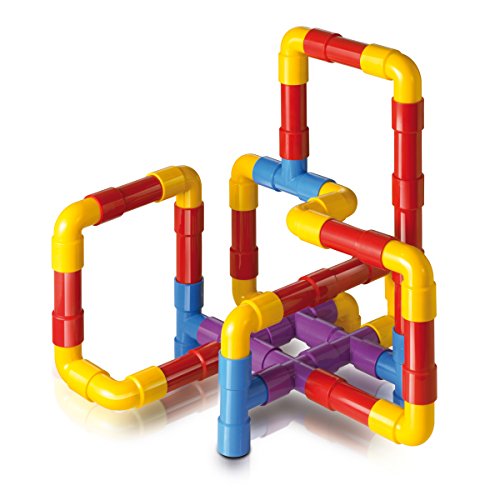 Quercetti 4175 juguete de construcción - Juguetes de construcción (Tube set, Azul, Rojo, Amarillo, 3 año(s), 40 pieza(s), Niño/niña, Niños) , color/modelo surtido