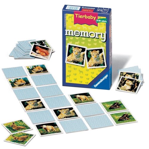 Ravensburger 23013 - Bebés Memory - Juego Infantil / Juego para Viajes, 4-99 años