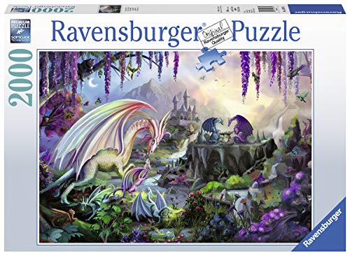 Ravensburger- Valle del Dragón Rompecabeza Piezas, Multicolor (Puzzle 2000 Pz)