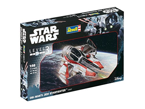 Revell Star Wars OBI Wan's Jedi Starfighter, Kit modele, Escala 1:58 (03607)