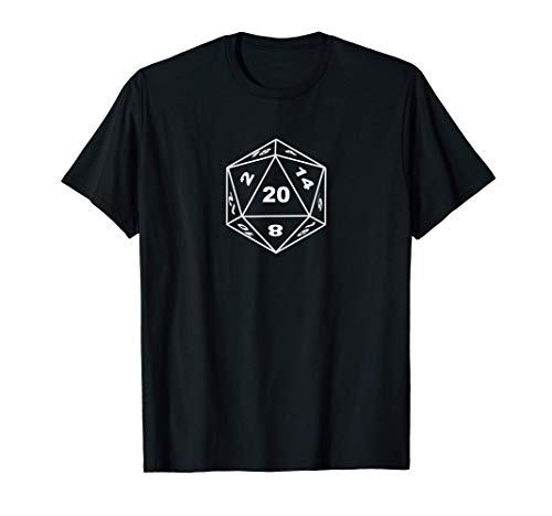 RPG game gamer Dados juego de mesa JdR Juego de Rol D20 Camiseta