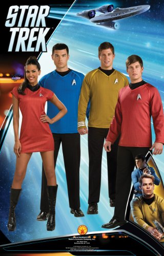 Rubies Disfraz oficial de Star Trek Secret Wishes Uhura - Talla M (pecho: 91,4-96,5 cm, cintura: 68,6-76,2 cm)