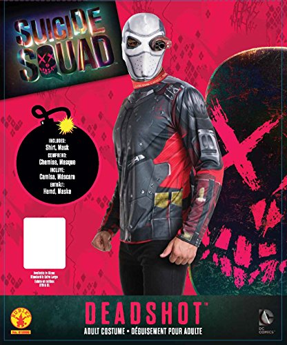 Rubies 's 810998 X L Suicidio Squad adulto Deadshot adulto disfraz Kit (XL)