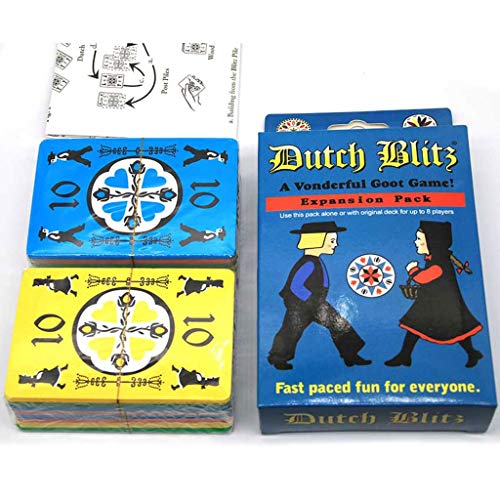 RWX Juego De Cartas Dutch Blitz, Recolección De Ocio Familiar Padre-niño Juego Interactivo Juego (Color : M-3)