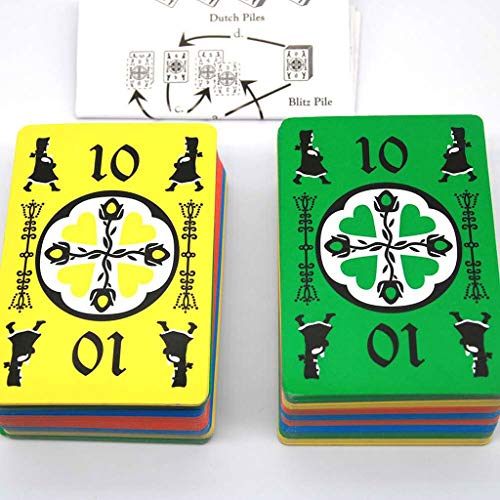 RWX Juego De Cartas Dutch Blitz, Recolección De Ocio Familiar Padre-niño Juego Interactivo Juego (Color : M-3)