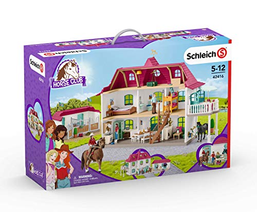 Schleich- Horse Club Granja de Caballos Grande con Vivienda y Establo, Multicolor, Large (42416)