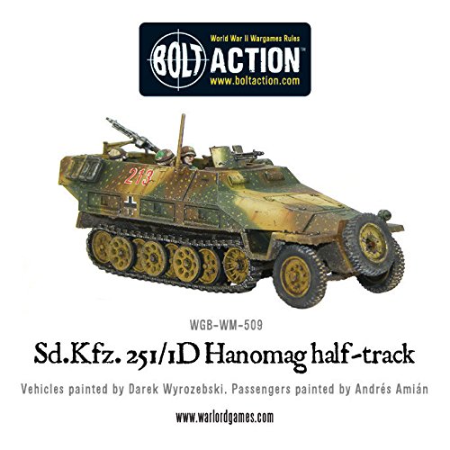 SD.KFZ 251/1 AUSF D HANOMAG - Bolt Action Wargaming Plastic model by Bolt Action