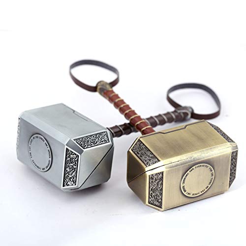 sookin Martillo de Thor AleacióN Modelo Cosplay Prop Thor's Hammer Metal Halloween Arma SuperhéRoe Juguete 1: 1 NiñO Thor 3D Super Hammer Decoraciones Navidad Regalo de CumpleañOs A