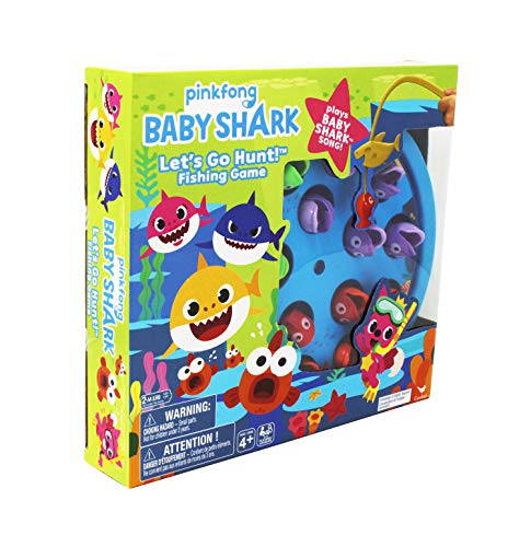 Spin Master: Pinkfong Baby Shark - Lets Go Hunt! Fishing Game & Song, Multicolor (6054916)