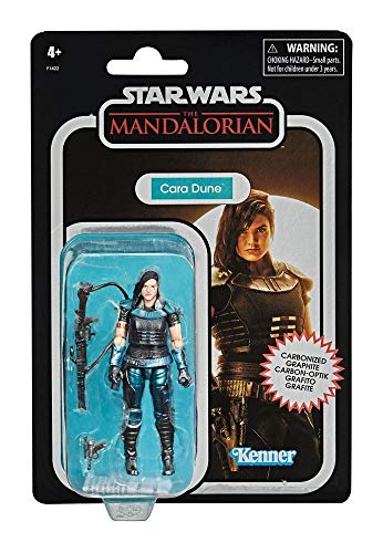 Star Wars Cara Dune de la Colección Carbonizada Vintage Collection, Figura de 9.5 cm de The Mandalorian, Juguete para Niños a Partir de 4 Años (Hasbro F14225L0)