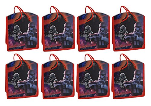 Star Wars Reusable 8-inch Party Favor Tote Bags, 8-Pack