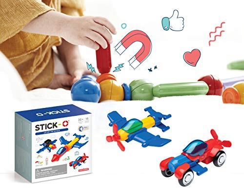 Stick-O Stick-O-902003 Ciudad, Multicolor, 16 Stück Stadt Set (20 Modelle)