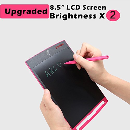 Tableta de Escritura LCD 8.5 Inch, NOBES LCD Tablero de Dibujo Pizarras mágicas,Tablet para Niños,Juguetes Regalos para Niños Niña,Juegos Educativos (Rosa)