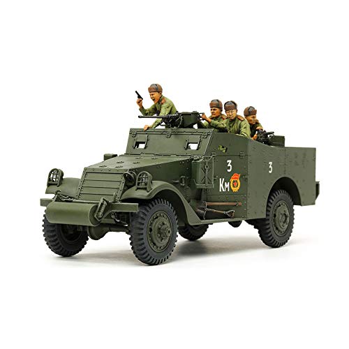 TAMIYA 35363 - Maqueta de Coche (Escala 1:35, M3A1, Escala 1:35, Modelos de plástico, para aficiones, Manualidades, Pegado, maqueta, maqueta, ensamblaje)