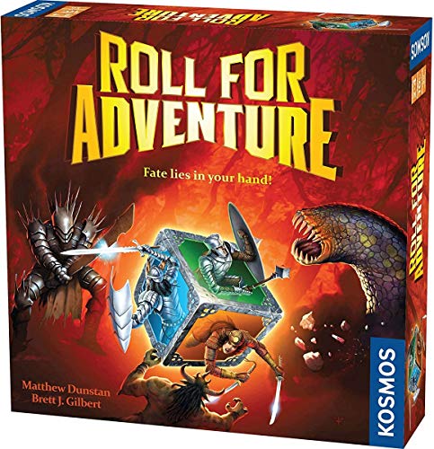 Thames & Kosmos 692988 Roll for Adventure | El Destino se Encuentra en tu Mano | Juego de Mesa de fantasía cooperativa, 2-4 Jugadores, a Partir de 10 años.